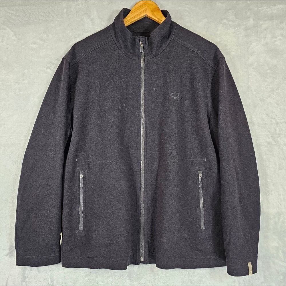 Women's‎ ICEBREAKER Black Full Zip Wool Jacket Lined Size Large